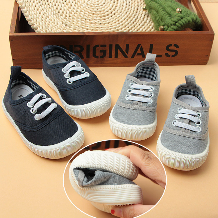 Han Edition Casual Children Sails Shoes Baby School Shoes Boys Girls One Foot foot Sneakers Soft Bottom Non-slip Sneakers Boom-Taobao