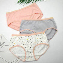 3 pairs of butterfly Annfen underpants middle minimal cute girl cotton fabric breathable short shorts