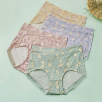 Full of two butterfly Anfen ladies boxer underwear high waist no trace soft skin cotton middle-aged luxury trousers loose