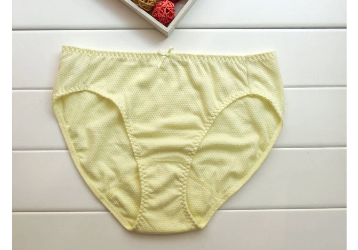 4 túi bướm anes đồ lót bằng vải cotton nam ở eo cao eo tam giác mùa hè thoáng khí lỗ nhỏ kích thước lớn - Vòng eo thấp quần lót nữ sinh