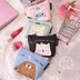 Phim hoạt hình dễ thương Nhật Bản ví chó mềm em gái nhỏ Harajuku túi nhỏ lưu trữ túi tiền xu thẻ gói ví ngắn nữ túi cầm tay nữ Ví tiền