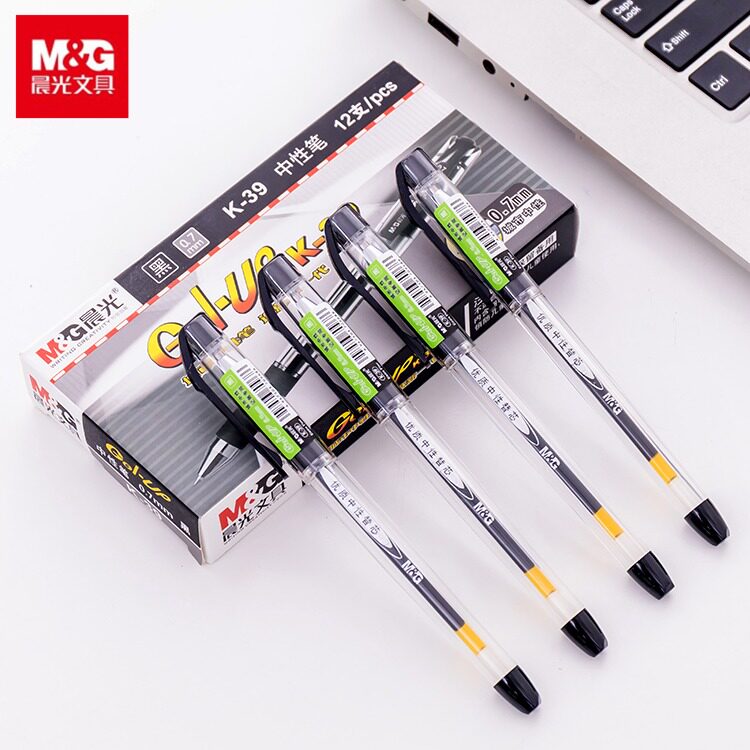 Morning light K39 neutral pen 0.7mm black blue red crude water pen office signature pen a large amount of stroke pen business pen