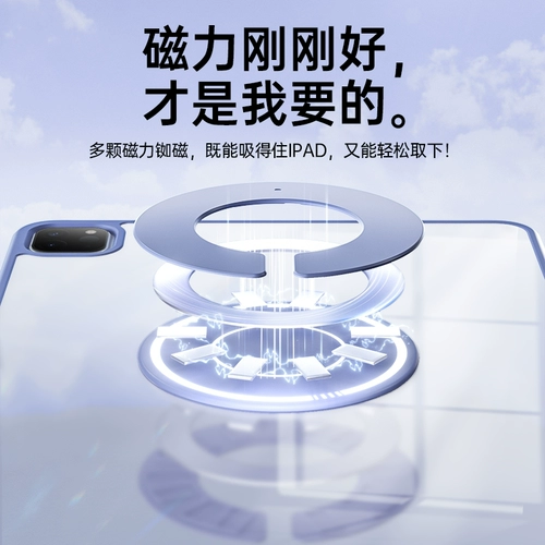 Применимый Apple iPadair5 защитная крышка 720 ° вращающаяся воздушная магнитная сплита 11 -дюймовый планшет iPadpro защитный корпус iPad9 с уголовным iPad10