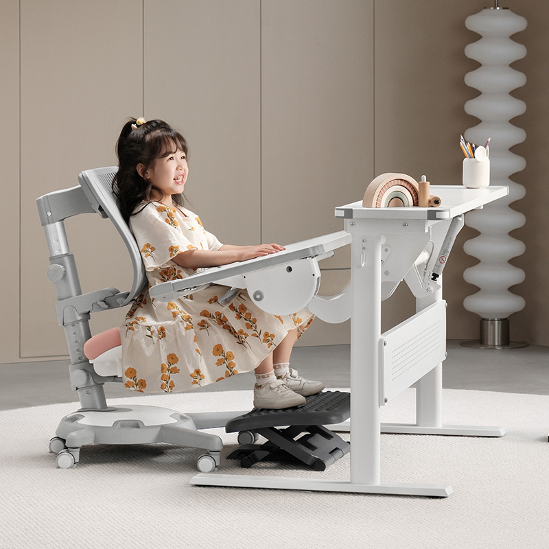 Compaq Berkeley Chicago Oxford Edinburgh Children's Study Desk and Chair Set, Desk with Adjustable Height, Study Chair