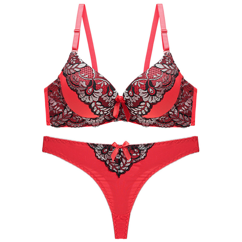 Cross-Border Lace Plus-Size Sexy Thong Bra Set European and American Lingerie Aliexpress Wish Amazon Cross-Border Lace Plus-Size Sexy Thong Bra Set European and American Lingerie Aliexpress Wish Amazon