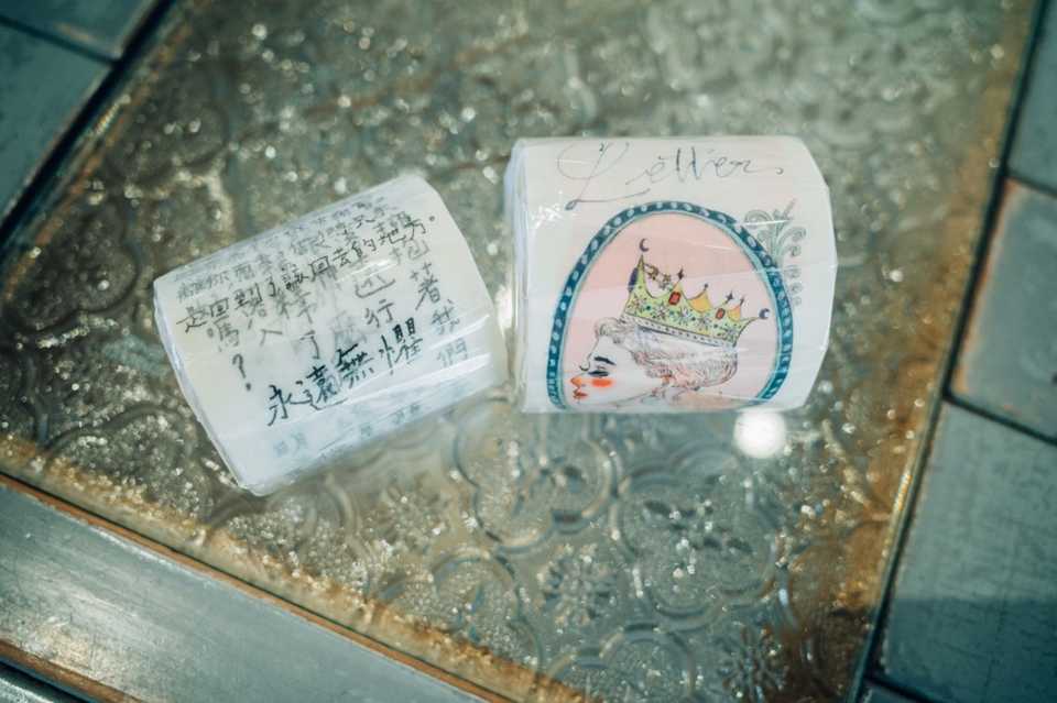 現貨 臺灣原創甜蜜生活女子亥文字款風和日麗紙膠帶帶離型紙