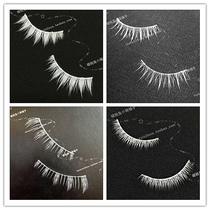 A variety of custom COS pure white Green Label 7 lower eyelashes transparent stalk false eyelash upper eyelash combination