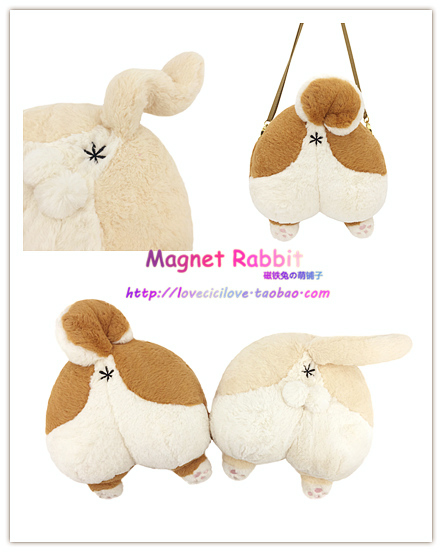 Original Chai canine fart cat fart fart suede kitty egg butt dolls Shoulder Bag Inclined Satchel Multipurpose