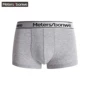 Métbonwe 2018 Khuôn mặt sáng bóng của nam giới với nâng cao Boxer Cotton Bốn góc quần Quần short trẻ trung thoải mái nội y đẹp