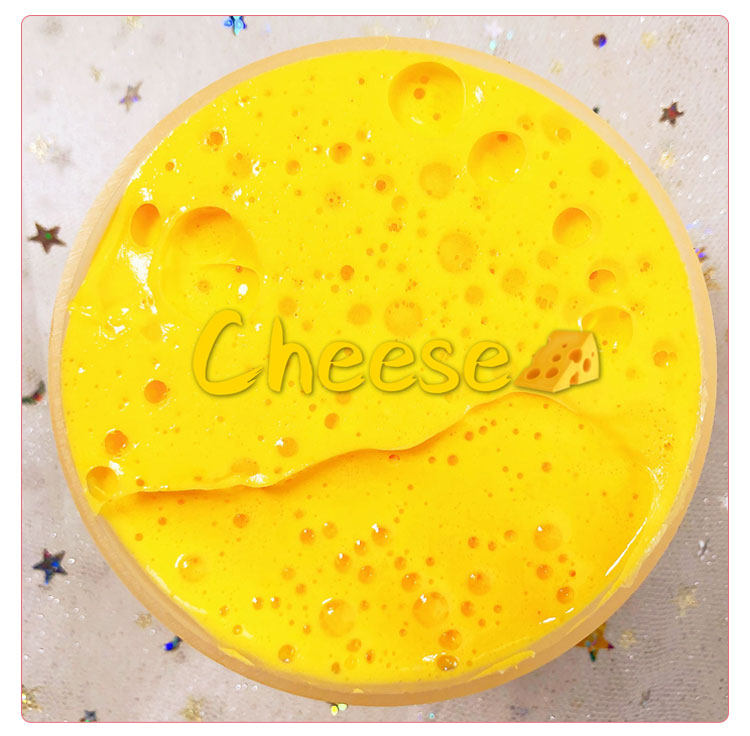 Пластилин 木木史莱姆slime定制香蕉芝士黄油泥可以起大的起泡胶橡皮泥 OTHER