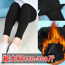Plus size leggings female fat mm plus fat plus size 250 catties plus velvet pants leggings look thin pencil pants nine points pants