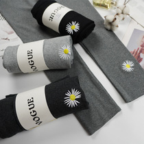 Special size small Daisy leggings women 250 Jin outside wear spring and summer thread ankle-length pants gray Net red pants thin