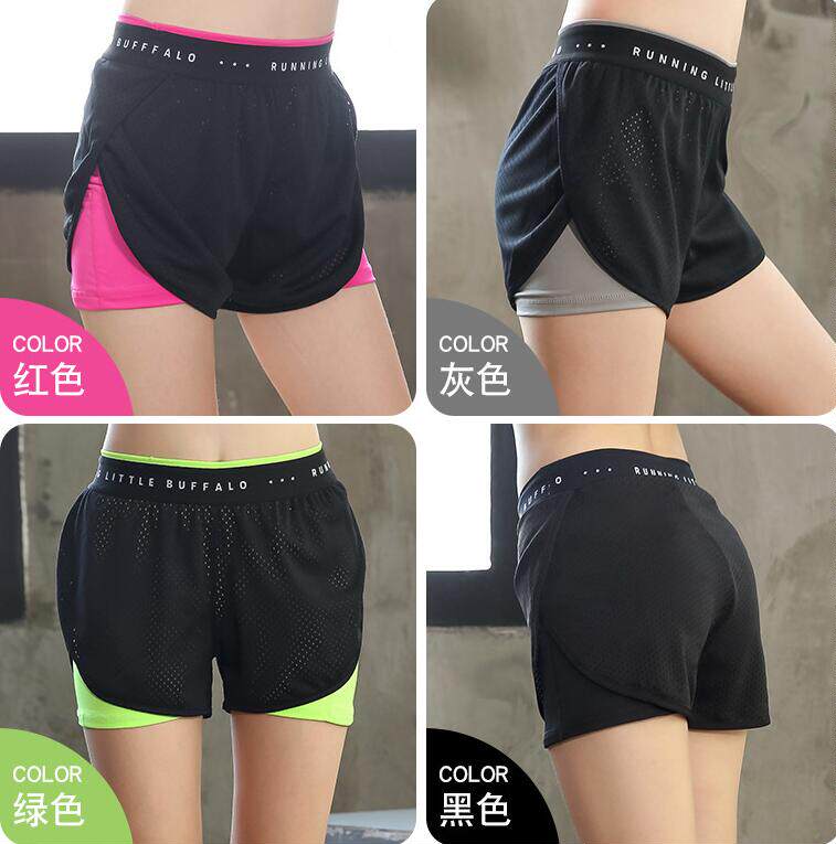 Large Size Fitness Shorts Women Fat mm200 Catty Yoga Shorts Running Speed Dry Shorts Fitness Room Sports Shorts