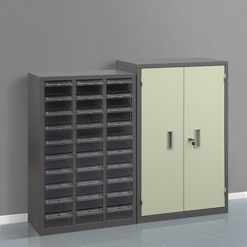 Parts cabinet drawer-type 5-gold tool cabinet room cutter cabinet 75 smoke 100 smoke extraction electronic components sample cabinet with lock