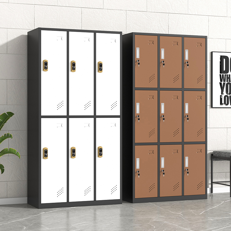 Colorful Swimming Pool Bathroom Locker, Metal Cabinet, Employee Changing Locker, Gym Locker, Storage Locker with Lock