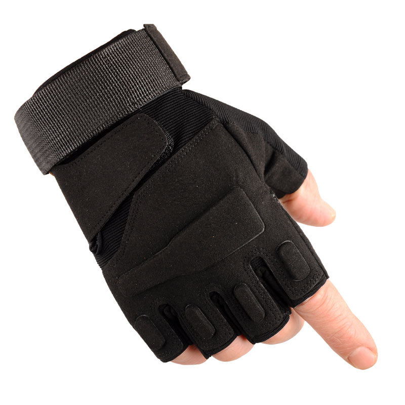 Sports Semi-Finger Gloves Male Summer Special Germline Outdoor tactical anti-cut armchair fitness anti-slip riding glove dew finger