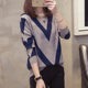 2021 autumn and winter clothing new loose large size sweater women foreign style and fat girls wear bottoming sweater sweater top