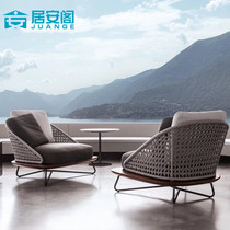 Outdoor rattan furniture Sofa Furniture Villa Patio room Room Chairs Outdoor balcony Combined sofa Apartment rattan chair