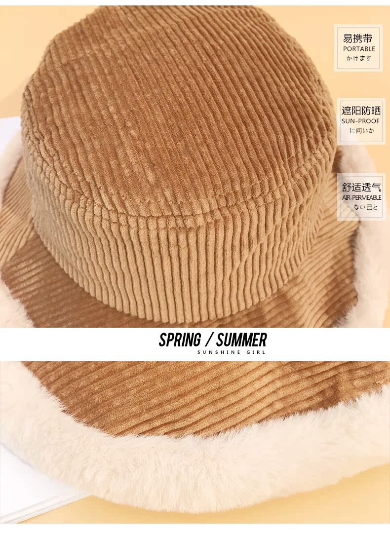Chapeau pour femme en Velours cotele - Ref 3233218 Image 22