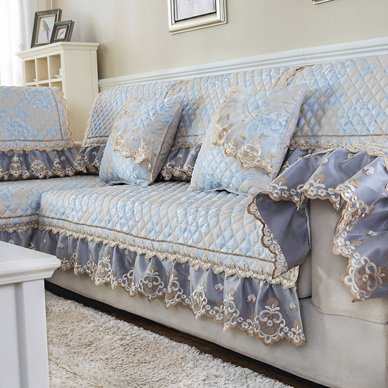 sofa cushion four seasons universal fabric simple modern combination living room cushion sofa cover full package sofa cover custom