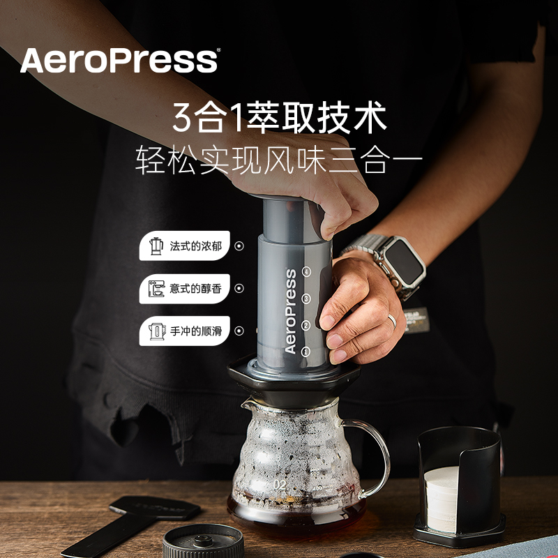 Aeropress Standard Version Hand-Pressed Coffee Maker Portable French Press Coffee Maker Portable Aeropress Standard Version Hand-Pressed Coffee Maker Portable French Press Coffee Maker Portable