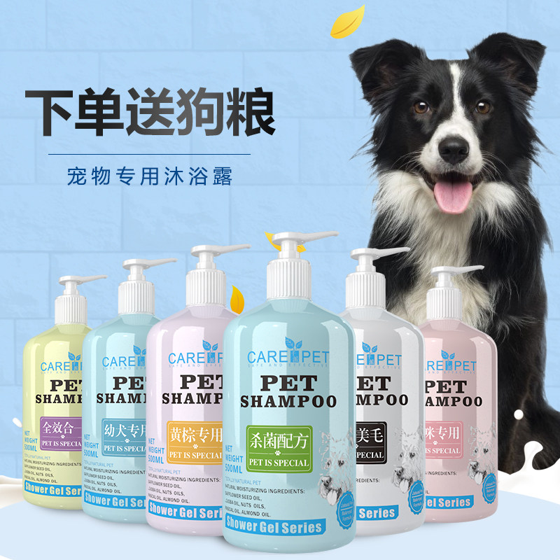 Cats and dogs bath bath products white hair yellow palm special pet Shampoo lasting asphalt liquid for sterilization