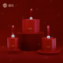 Wedding candy box 2024 new high-end niche European style fold-free light luxury wedding high-end wedding gift box