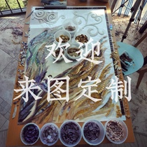 Yuesenhuo｜Customized mosaic decorative paintings hand-cut and inlaid various sizes and styles can be customized