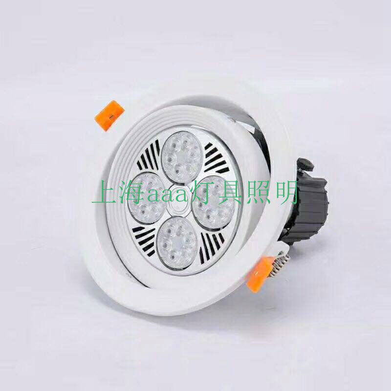 PAR 30 large swing all - elephant LED embedded projectile 35W40W open 14 5cm clothing store shot light adjustable