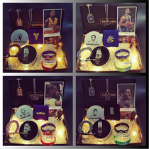 Basketball player global star James Curry Kobe Irving souvenir peripheral gift box birthday gift for boys
