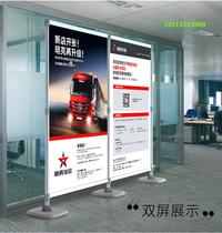 Express display frame conference background frame large poster display stand high-end European high-quality bracket wedding structure metal