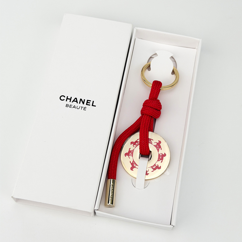 In Stock Chanel Year of the Horse Peace Pendant Keychain Counter Gift Pendant Horse to the Rescue Success in Everything You Wish for