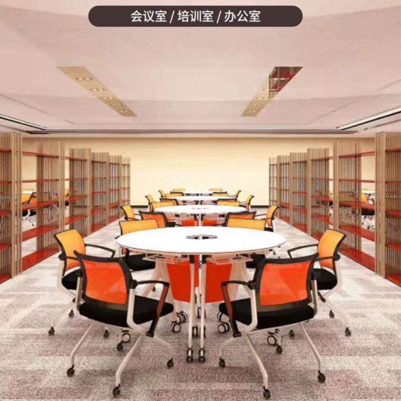 Mesh training chair folding conference room support model public chair backrest four-legged pulley computer chair news chair butterfly chair - Taobao