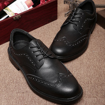 Labor protection shoes men anti-smash and stab wear steel buns safety shoes light non-slip breathable Leisure Work chef real leather shoes