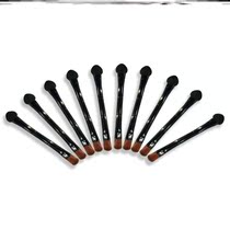 Small pro-skin eye tail dual-use eyebrow portable eye shadow brush sponge head eye flat details single new hand