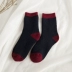 Mùa đông dày cashmere tất nữ lạnh vớ cotton ống ấm Nhật Bản đơn giản cộng với vớ nhung dày terry nữ vớ nam cao cấp Bít tất nữ