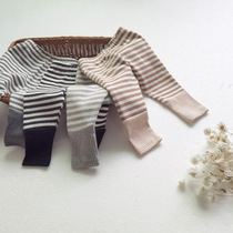 Male and female baby large PP pants baby spring and autumn hit bottom pants Korean version of new pure cotton children elastic long pants autumn pants tide