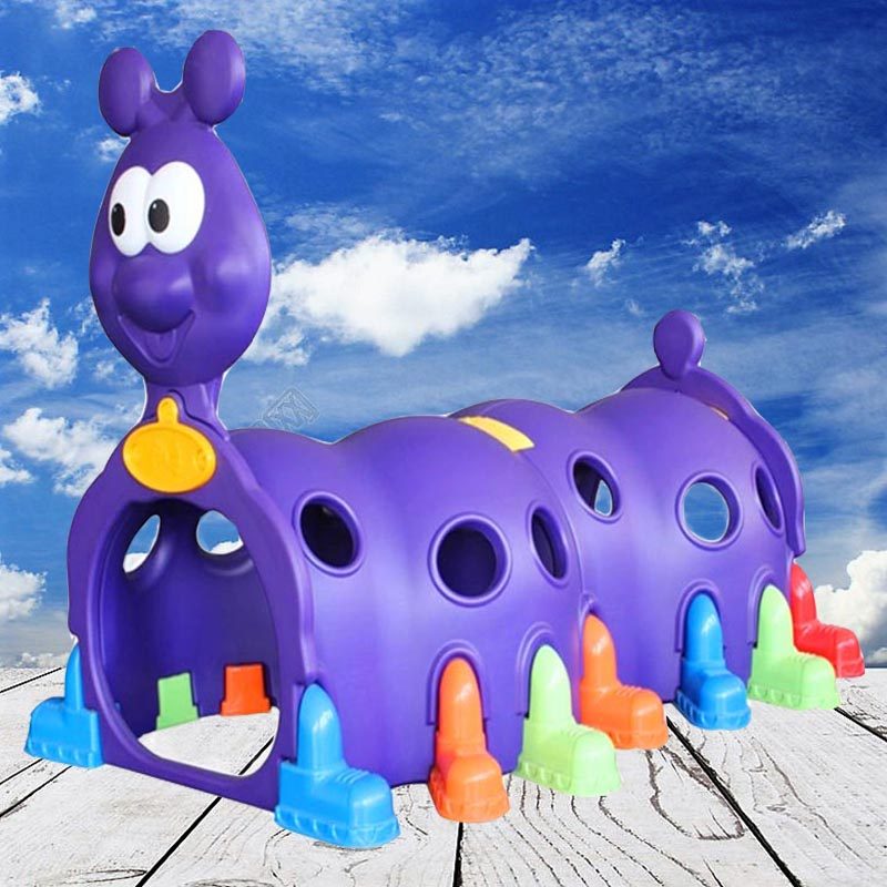 Kindergarten Cruise Tunnel Drilling Kids Toy Caterpill Caterpill Plastic Drilling Baby Game Drilling Ring