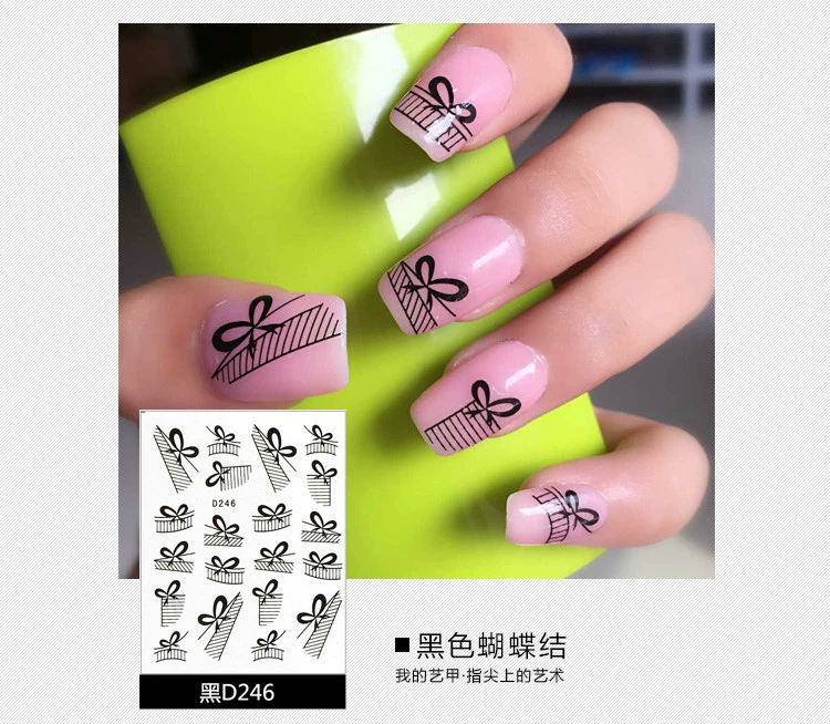 Nail mới dán Đề can móng tay Sơn móng tay Bảo vệ môi trường Phụ nữ mang thai có thể sử dụng đề can nghệ thuật móng tay - Sơn móng tay / Móng tay và móng chân