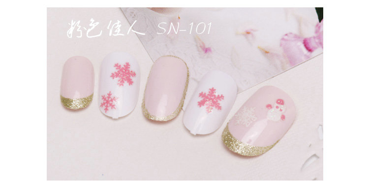 Nail Sticker Trang sức Nail Trang trí Trang trí DIY3D Stereo Bông tuyết Sticker Quang trị liệu Nail Ba Lan - Sơn móng tay / Móng tay và móng chân nước sơn gel