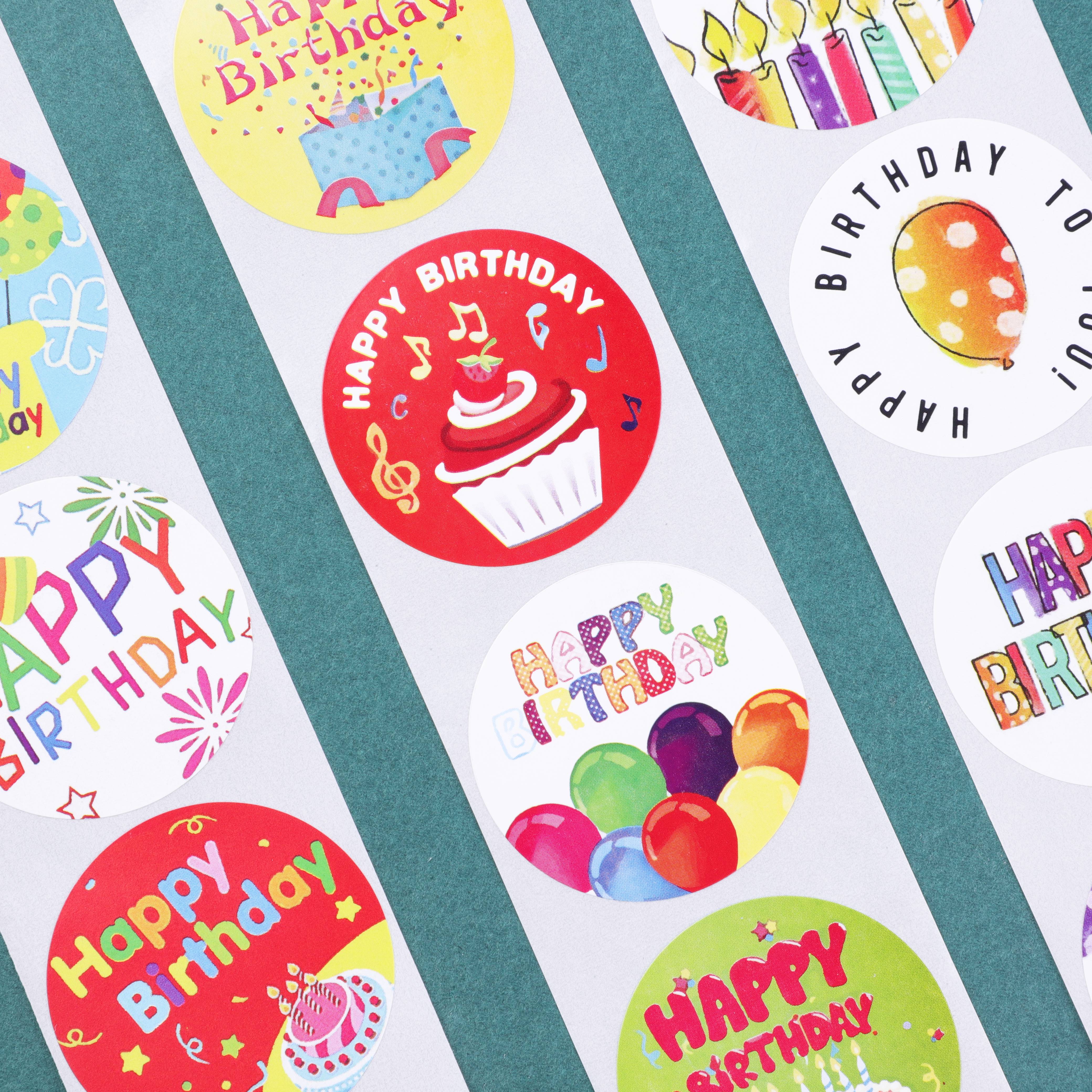 INS Happy Birthday Happy Birthday sticker cake decoration label sticker sticker