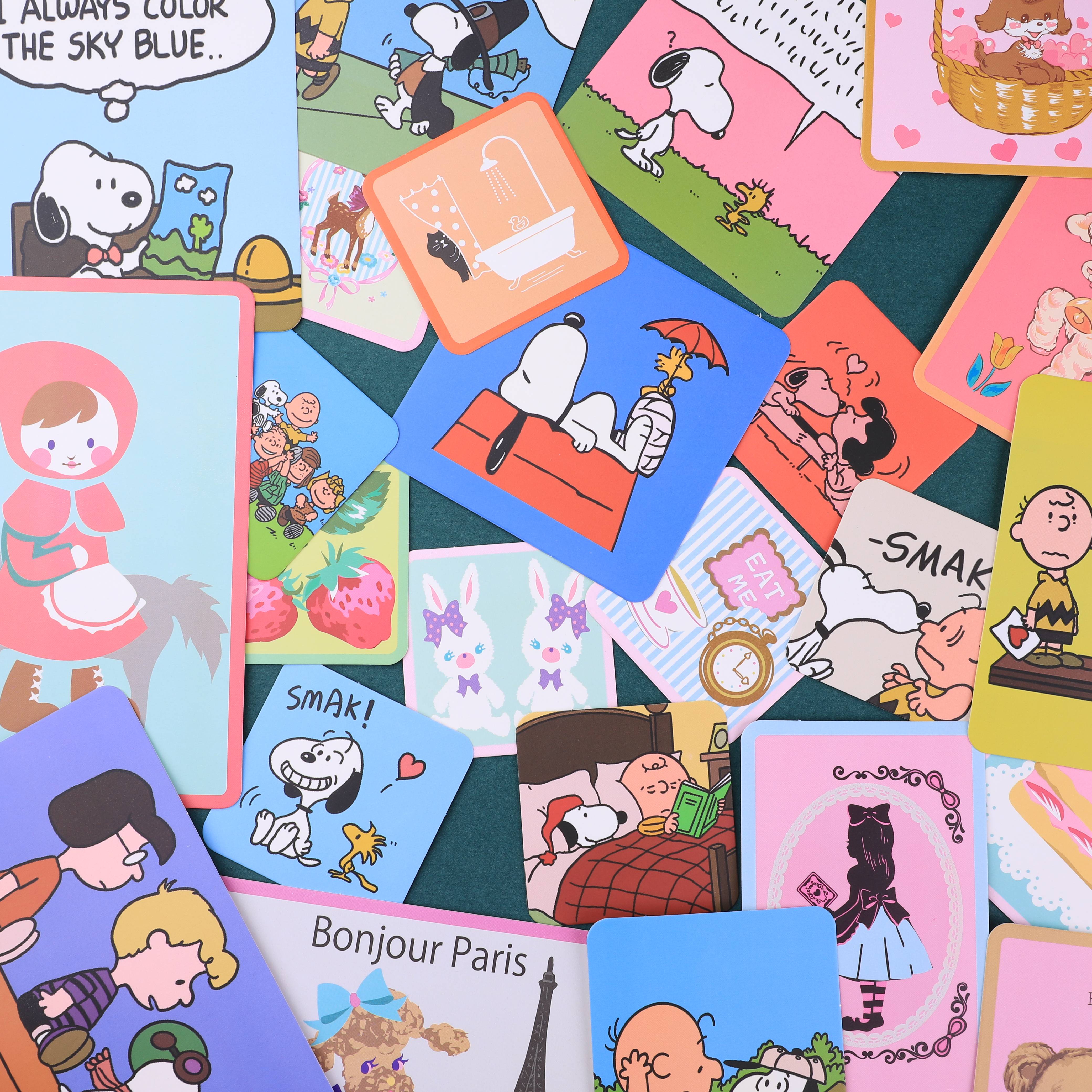 INS puppy pink rabbit decoration card baking blessing card