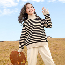 Next Music girl sweater fall and winter clothing of big children in autumn and thicker blouse girl tops tide