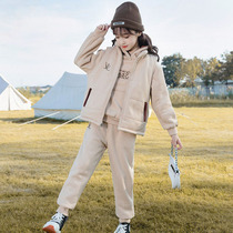 Next Music Girls Sweater Kit Clothes 2022 New Child Handling Child Three Pieces