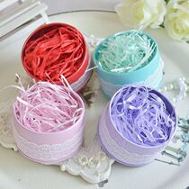 Happy candy box filler paper silk raffia wedding candy bag candy box