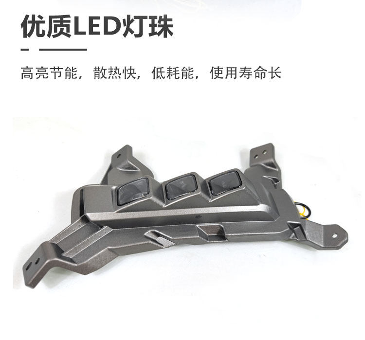 Suitable for 23-26 Models of Haval Big Dog Plus, Second-Generation Big Dog Special Modified Led Daytime Running Lights and Fog Lights