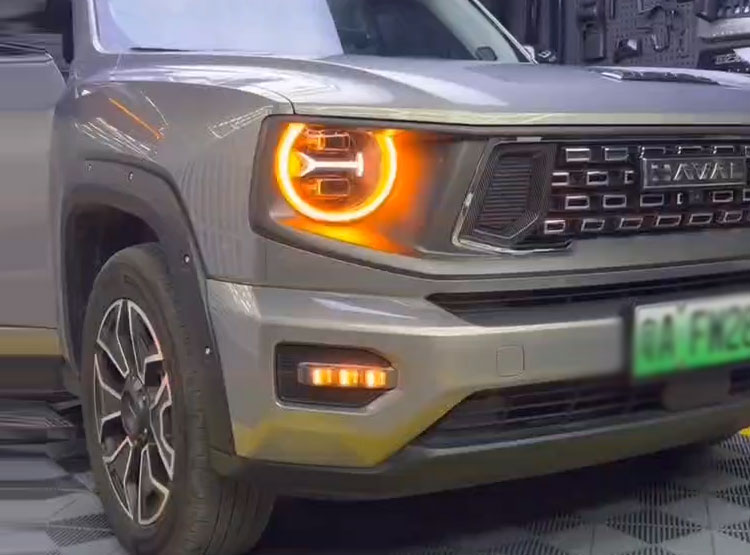 Suitable for 23-26 Models of Haval Big Dog Plus, Second-Generation Big Dog Special Modified Led Daytime Running Lights and Fog Lights