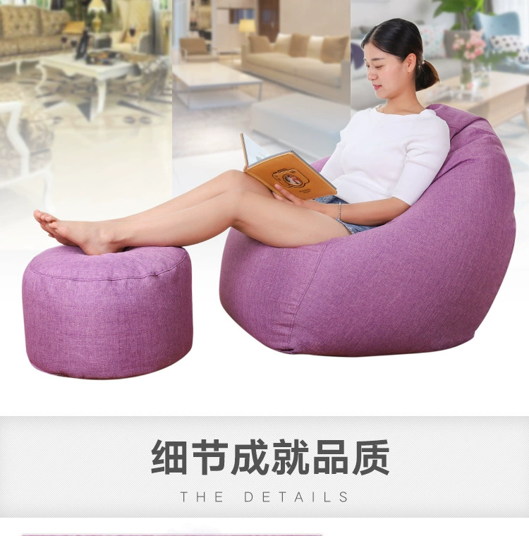 Beanbag beanbag tatami đơn sofa căn hộ nhỏ vải rửa ban công phòng ngủ nhỏ sofa phòng khách - Ghế sô pha