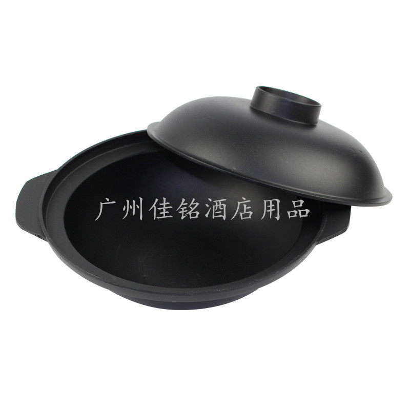 Aluminum Alloy Port Style Saucepan Underpan Japan Style Hot Pot Flat Bottom Small Aluminum Saucepan Rice Aluminum Casserole Saucepan Aluminum Casserole Pan