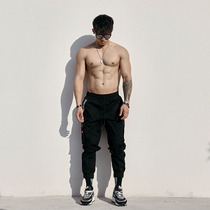 BLUESFLY Original Tooling Windproof Abrasion Resistant Sports Long Pants Fitness Waterproof Patch Pocket Warm Beam Feet Guard Pants Autumn Winter